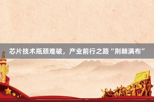 芯片技术瓶颈难破，产业前行之路“荆棘满布”